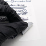 For Car Merceds AMG Racing Sport Sticker 3D Decal Stripes Logo Decoration