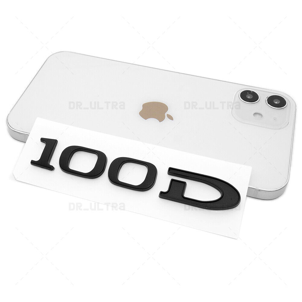 Tesla Rear Liftgate Lid Model 100D Nameplate Logo Badge Emblem Sport Matte Black