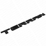 GMC Terrain Front Door or Rear Liftgate Nameplate  Emblem Decorate Matte Black