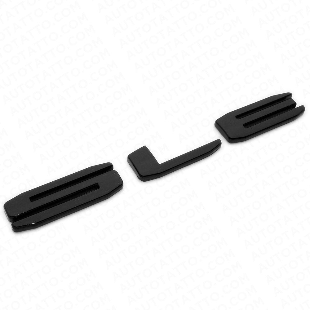 19-21 GMC Sierra Tailgate SLE Logo Emblem Pickup Badge Nameplate Gloss Black