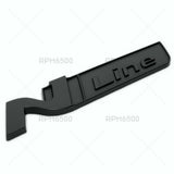 Universal Car Fender Side Marker Logo Badge Nameplate Emblem Sport Blackout