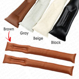 2pcs Universal Car Sport Seat Hand Brake Gap Filler Pad Leather Decoration Gift