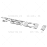 Chrome 750i Letter Logo Emblem Badge Trunk Lid M Power Sport Performance F01 F04