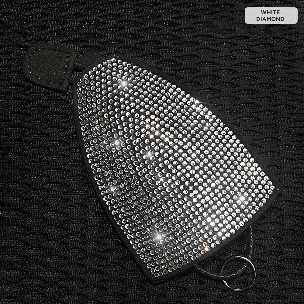 Universal Bling Crystal Diamond Cute Car Key Fob Holder Cover Case Keychain Ring