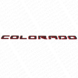 4x 21+ Chevy Colorado V6 Fender & Tailgate Redline Badge 3D Logo Emblem Truck