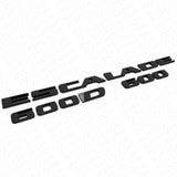 For Cadillac Escalade 600 600D Gloss Black Rear Liftgate Emblem Badge Package