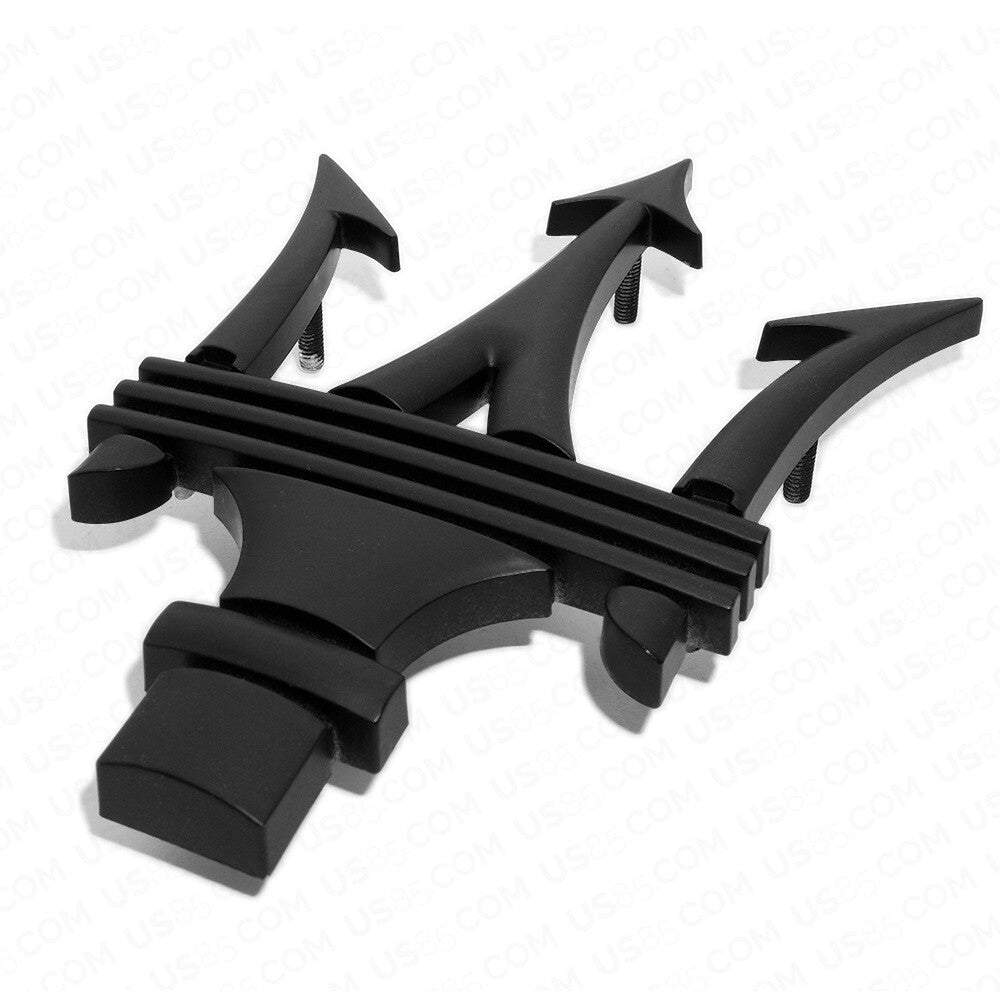 Maserati Ghibli Quattroporte Levante Front Grille Logo Emblem Badge Black Sport