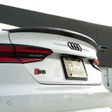 18-21 A5 S5 RS5 Sportback 4 Door Matte Black Trunk Sign Logo Rings Badge Emblem