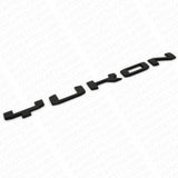 2021+ GMC Yukon Rear Liftgate Nameplate Letter Badge Emblem AT4 XL Matte Black