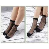 2 Pairs of Sexy Cute Little Floral Lace Cotton Breathable Soft Short Ankle Socks