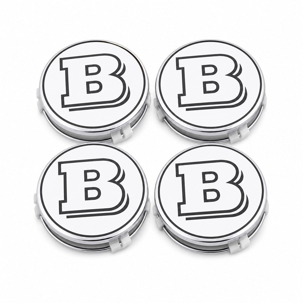 Mercedes Brabus Alloy Wheel Centre Cap Hub Set of 4 Silver 75mm Many Models