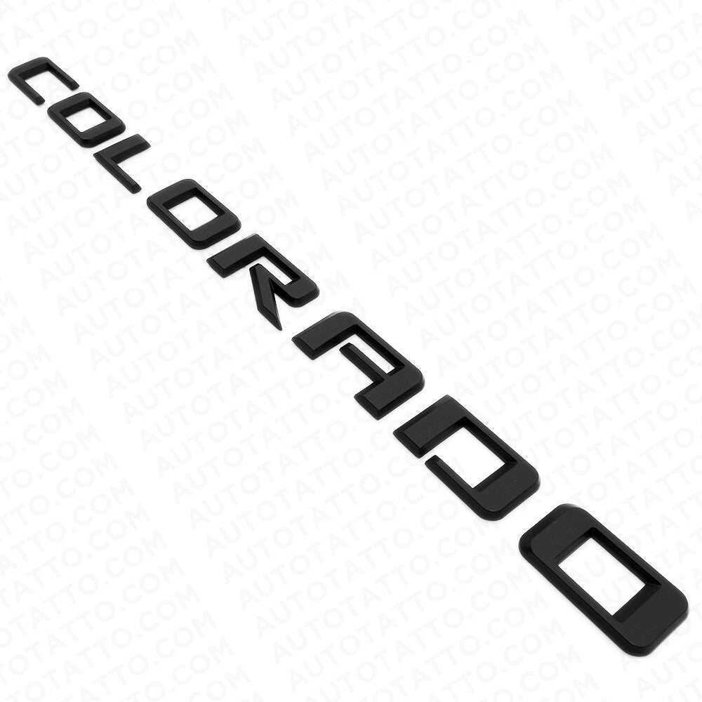 21+ Chevy Colorado Fender / Tailgate Matte Black Badge Logo Emblem Truck Sport