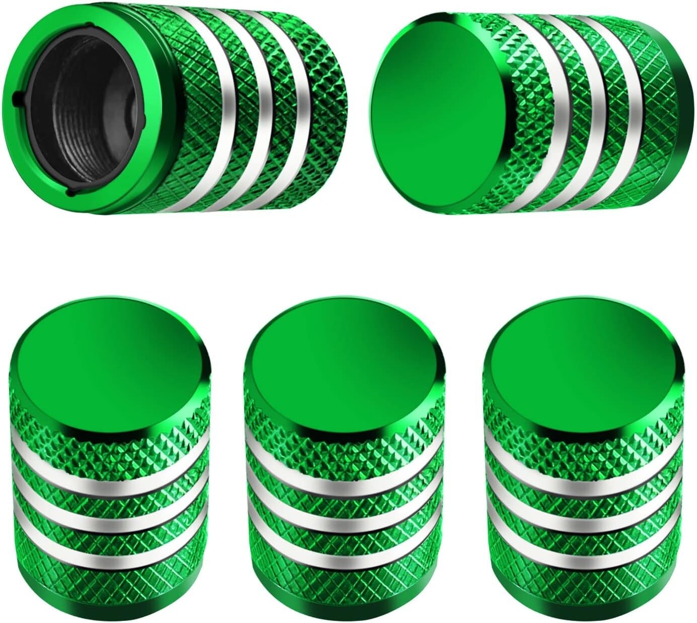 5 Pack Tire Valve Stem Caps Cover Universal Fit for Auto Car Truck Multi- Color