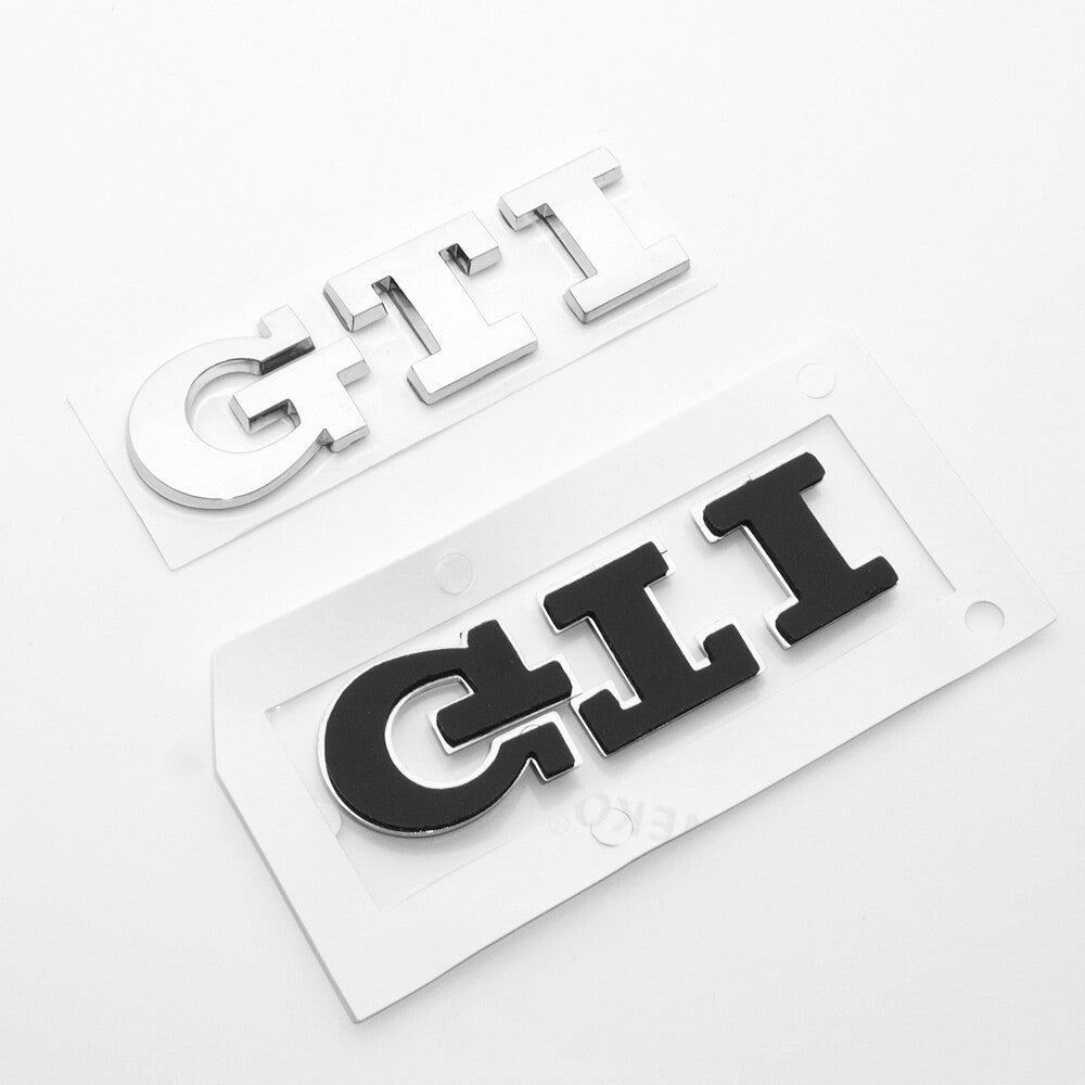 For 91-14 GTI Liftgate Adhesive Nameplate Badge Logo Emblem Decoration Sport