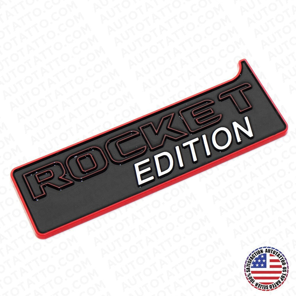 Mercedes BRABUS Rocket Edition Liftgate Nameplate Badge Medal Emblem Sport Black