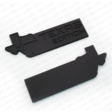 3D Blackout TEXAS Edition Logo Emblem Badge Stickers For GM Decoration TEAS