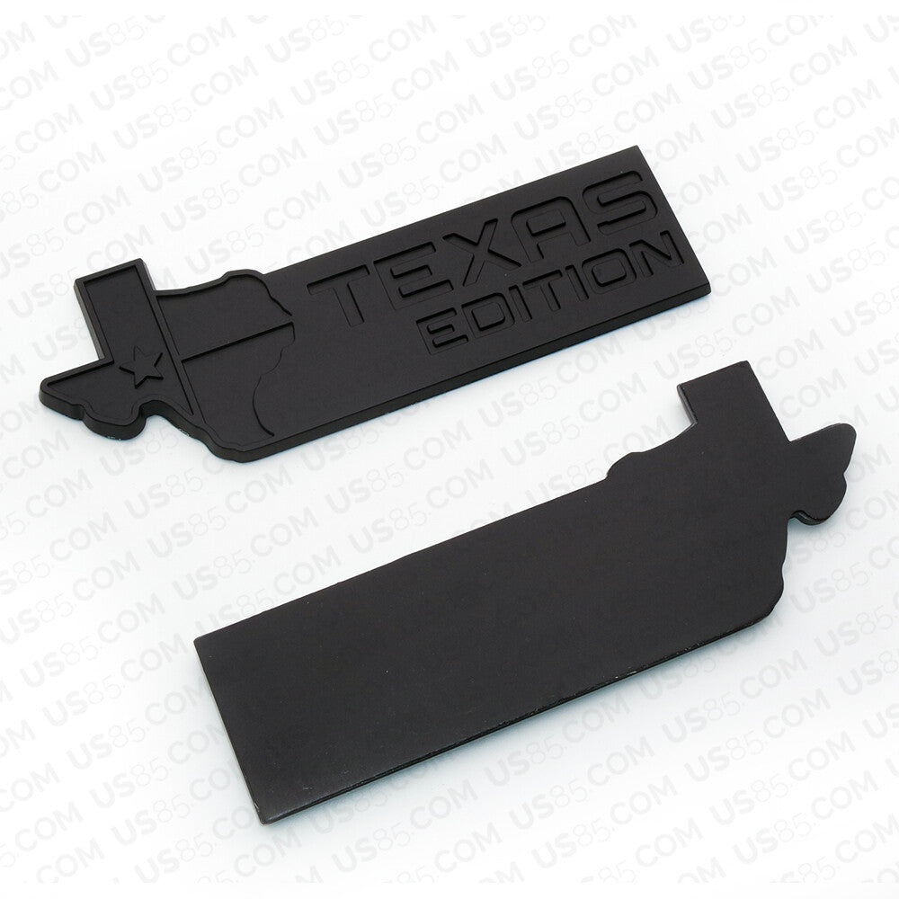 3D Blackout TEXAS Edition Logo Emblem Badge Stickers For GM Decoration TEAS