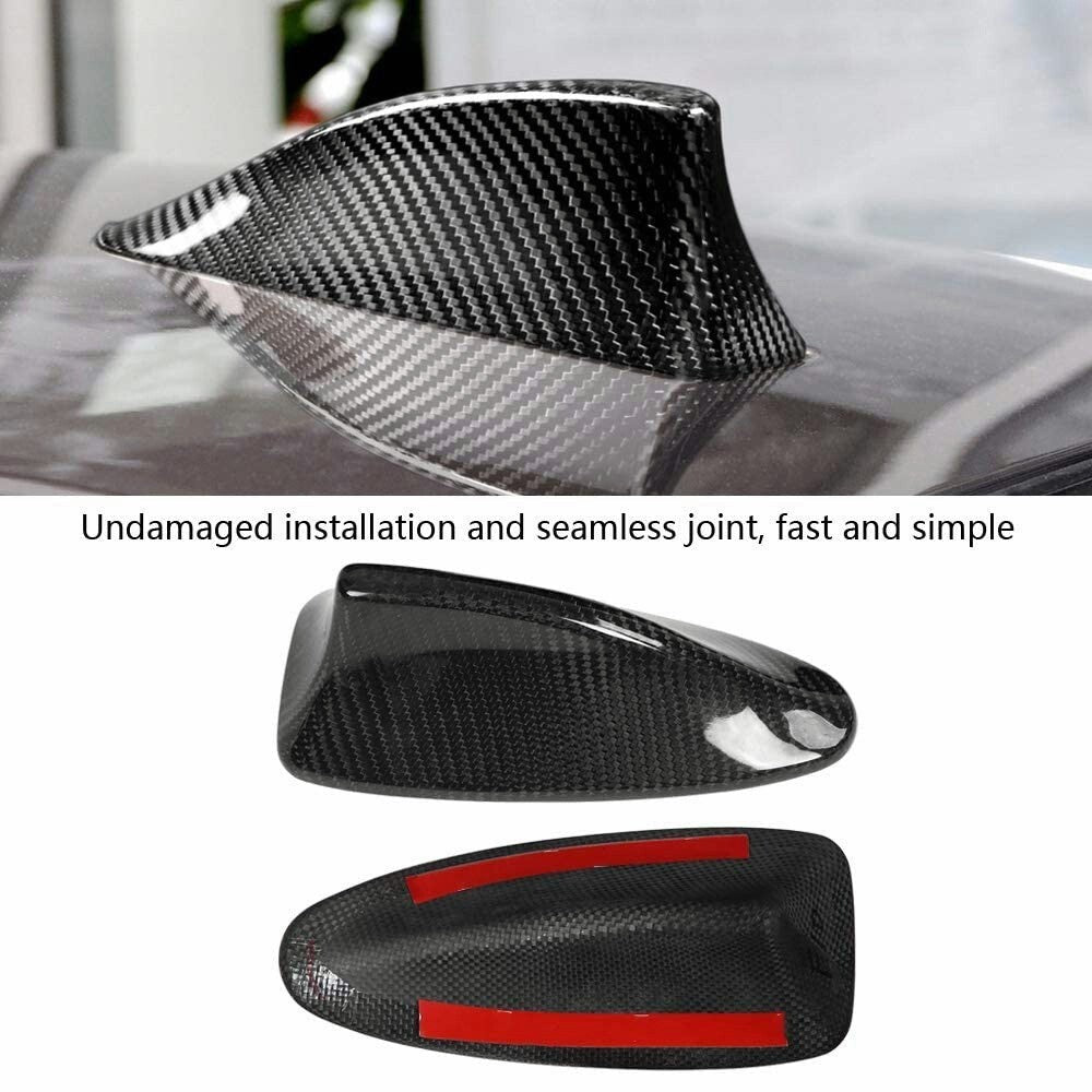 Real Carbon Fiber Antenna Roof Shark Fin Cap Cover BMW M5 F01 F02 F10 F11 F18