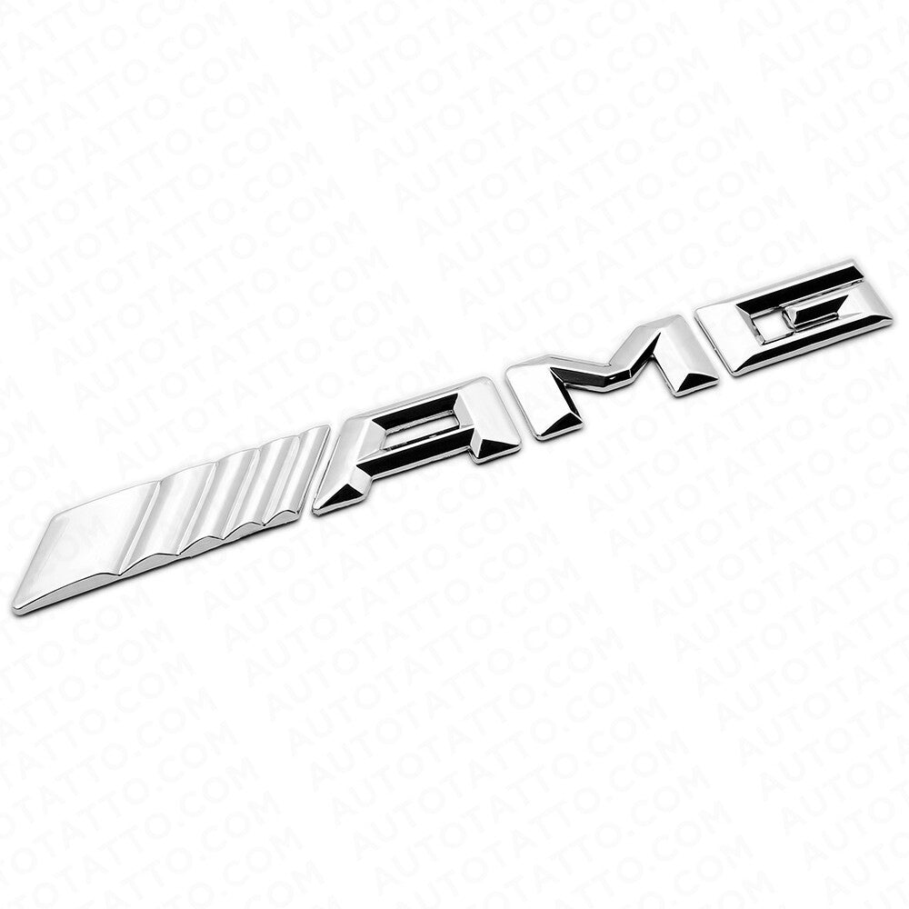 15-16 New AMG Rear Trunk Letter Emblem Logo Badge Decoration Sport OEM Chrome