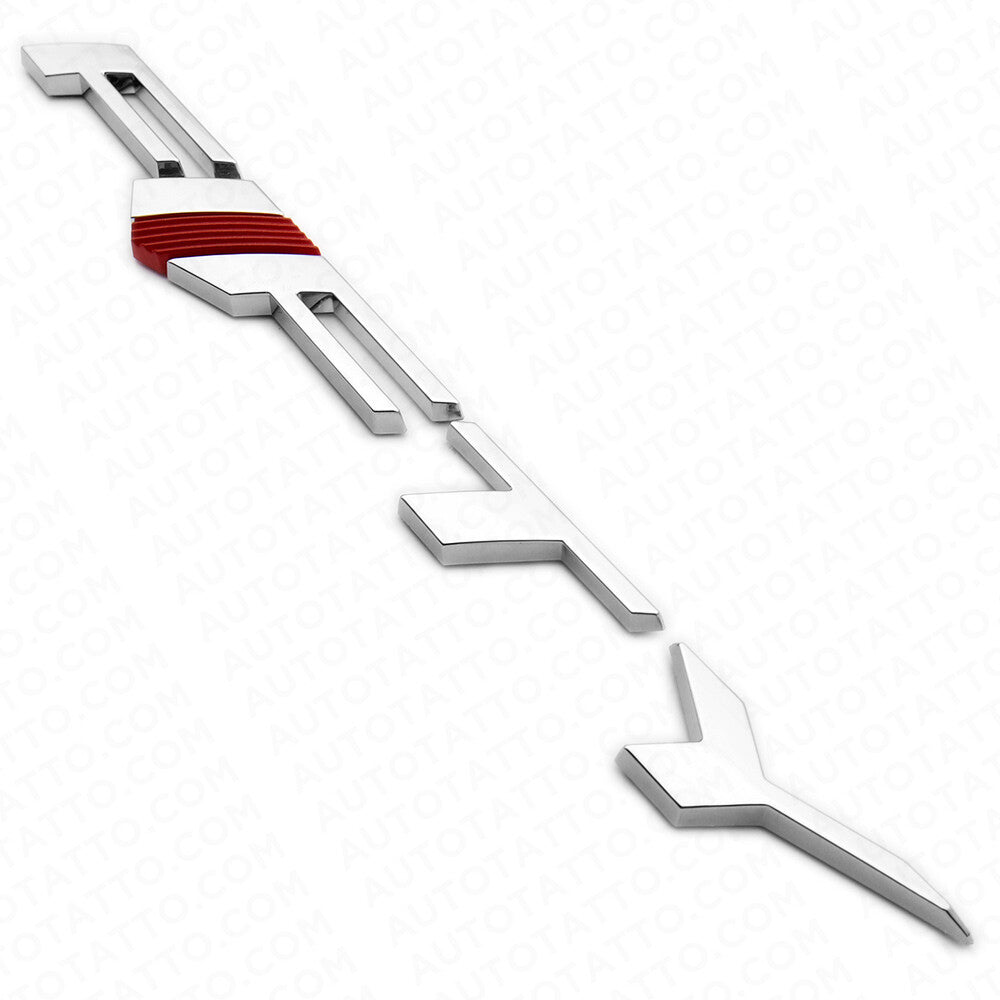 2x Camaro FIfty Side Fender Marker Nameplate Logo Sport Emblem Decorate Chrome