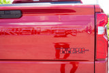 2PCS Red Black 2000-2024 Silverado Z71 Trailboss Emblem Badge Nameplate