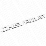 Chevy Chevrolet Truck Lifgate Letter Badge Logo Emblem Chrome Large Size