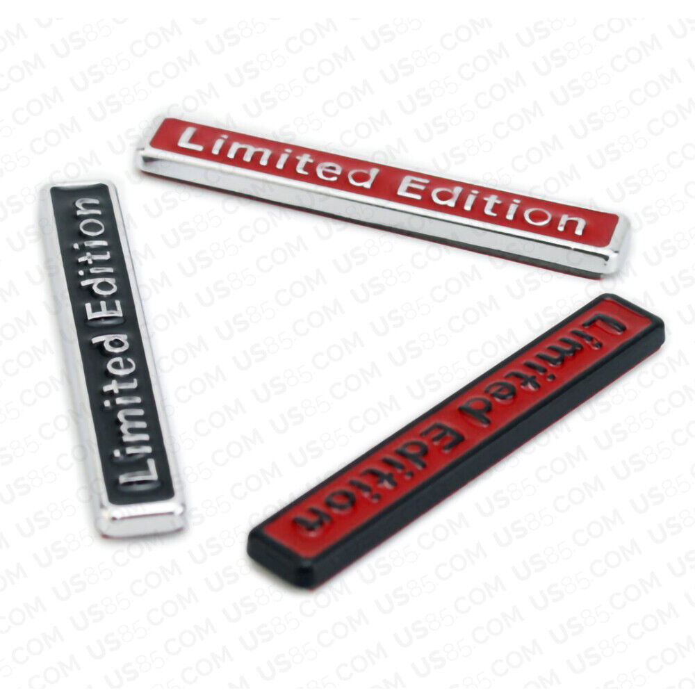 Universal 3D Fashion Metal Limited Edition Car Decal Badge Sticker Decoration