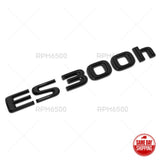 For Lexus Trunk Gloss Black ES 300h Letter Logo Badge Car Emblem Hybrid F-Sport