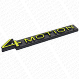 For 18-23 VW 4 Motion Rear Trunk Nameplate Badge Emblem Black Green Sport