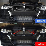For BMW F20 F22 F31 F30 1 3 Series Front Grille Bar V Brace Trim Strip Cover Red