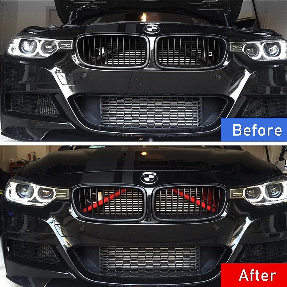 For BMW F20 F22 F31 F30 1 3 Series Front Grille Bar V Brace Trim Strip Cover Red