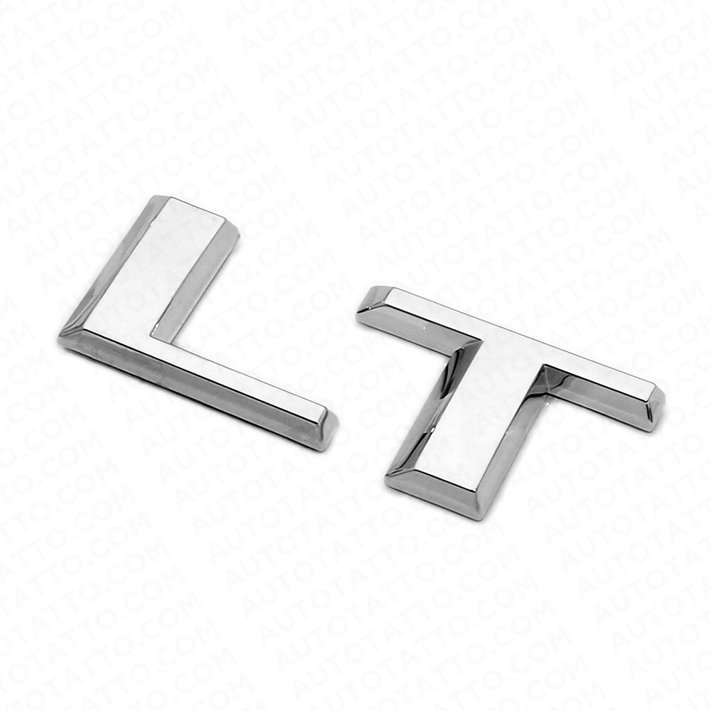 19-22 OEM Chrome Silverado 1500 Tailgate LT Letter Logo Emblem Badge Z71 4x4
