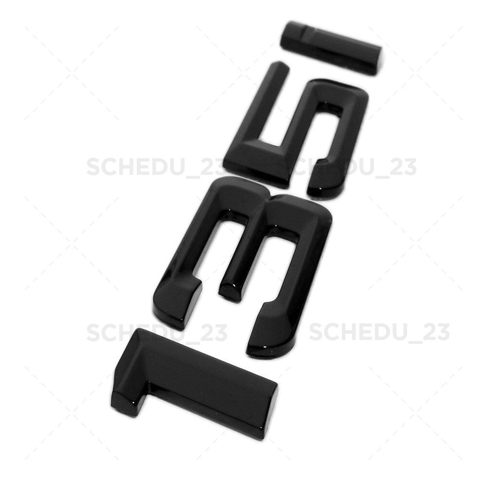 For BMW 135i Letter Emblem Badge Trunk Lid M Power Performance Sport Gloss Black