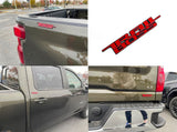2019-2024 for Chevrolet Silverado 1500 Trail boss Grille Bed Emblem Red x1