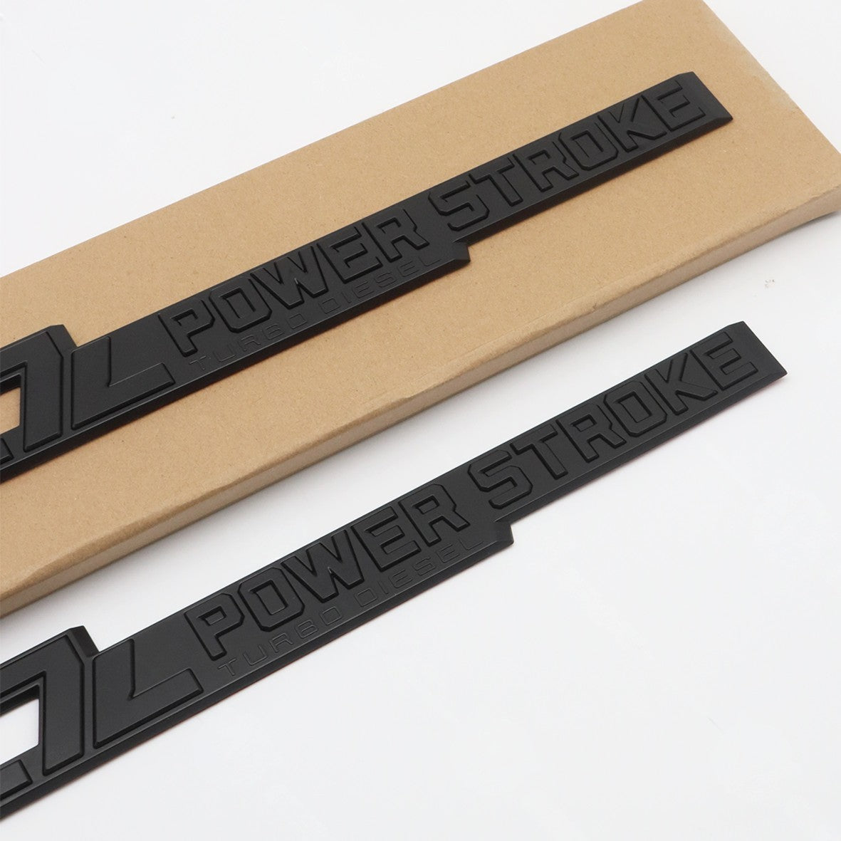 For Super-Duty 6.7L Powerstroke Diesel Black Lower Door Emblems PC3Z-9942528-B