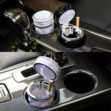 Smoke Cigarette Butts End Car Truck Suv Cup Holder Ashtray Trash Vent Tray White