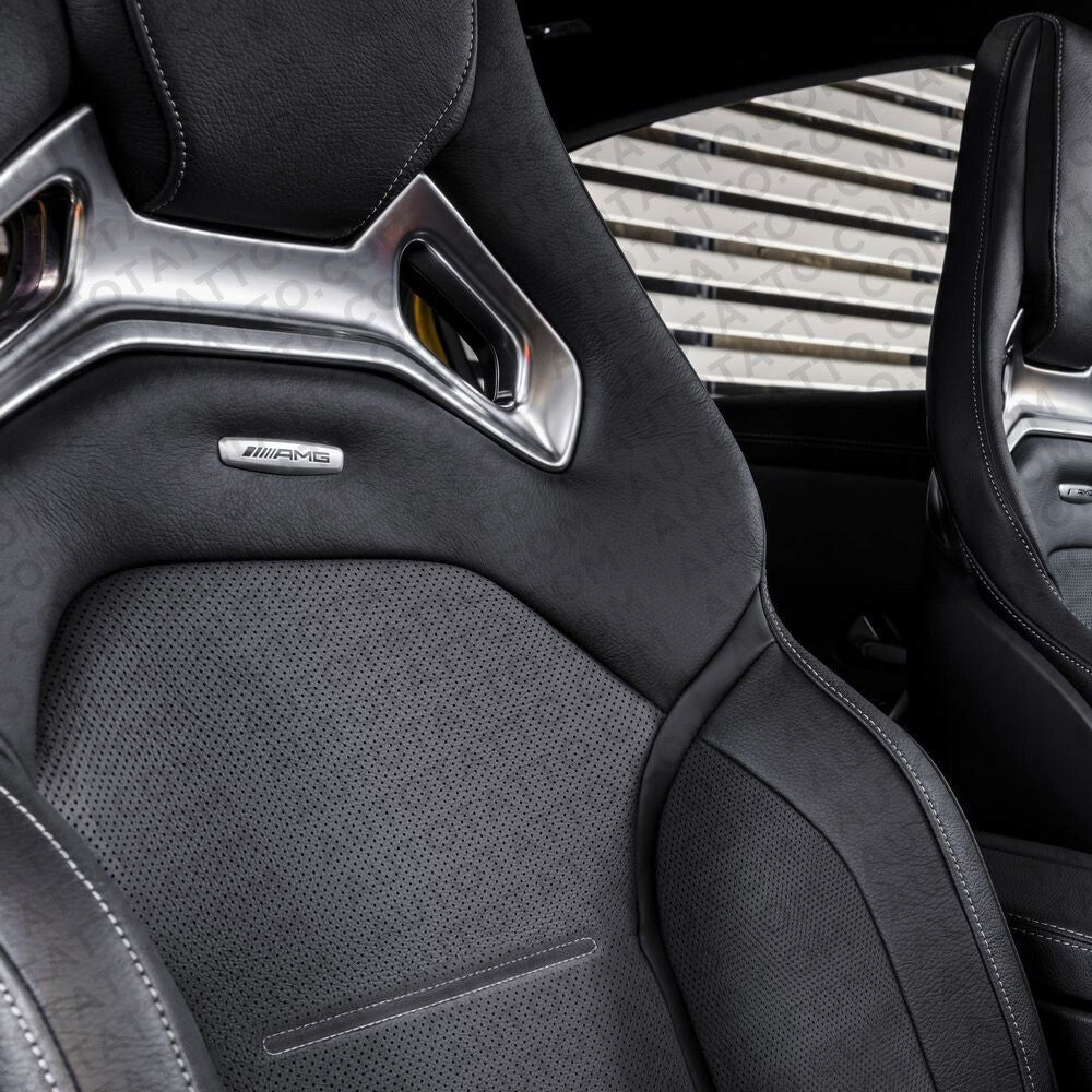 For Mercedes-Benz Car Suv Front Seat Back AMG Performance Sport Emblem 3D Badge