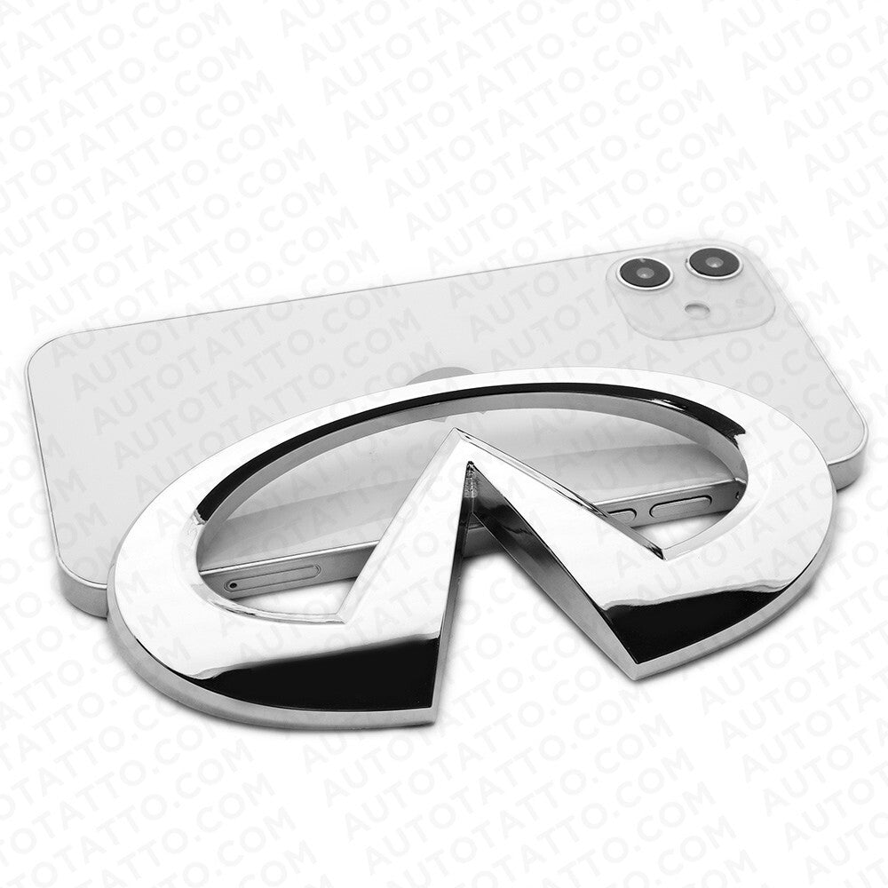 14-22 Infiniti Q50 Rear Luggage Lid Nameplate Emblem Badge Logo Chrome
