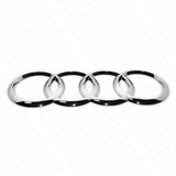 17-19 AUDI Q7 Chrome Rear Trunk Liftgate Rings Badge Logo Emblem Decorate Sport