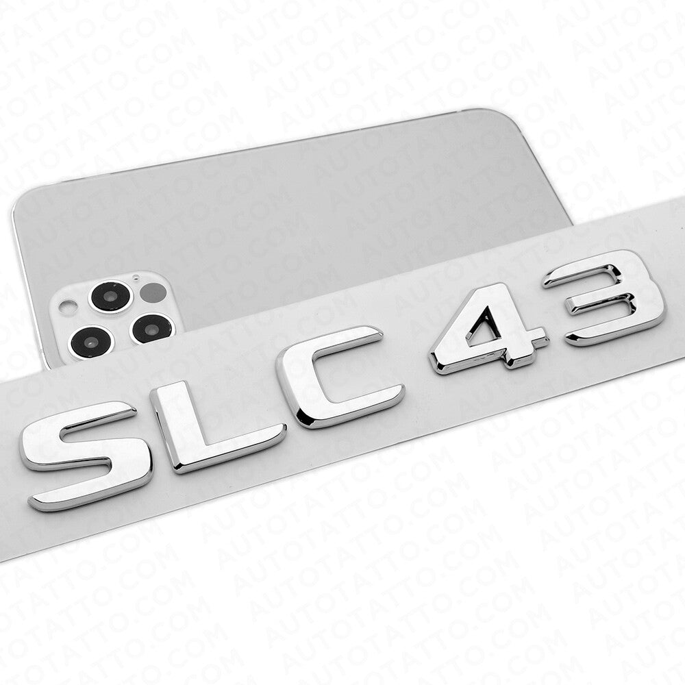 Mercedes SLC 43 AMG Rear Letter Emblem Trunk Lid Logo Badge Sport OEM Chrome