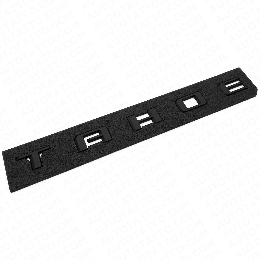 2021+ Chevy Tahoe Matte Black Nameplate Emblem Kit Set LT RST Sport Decorate