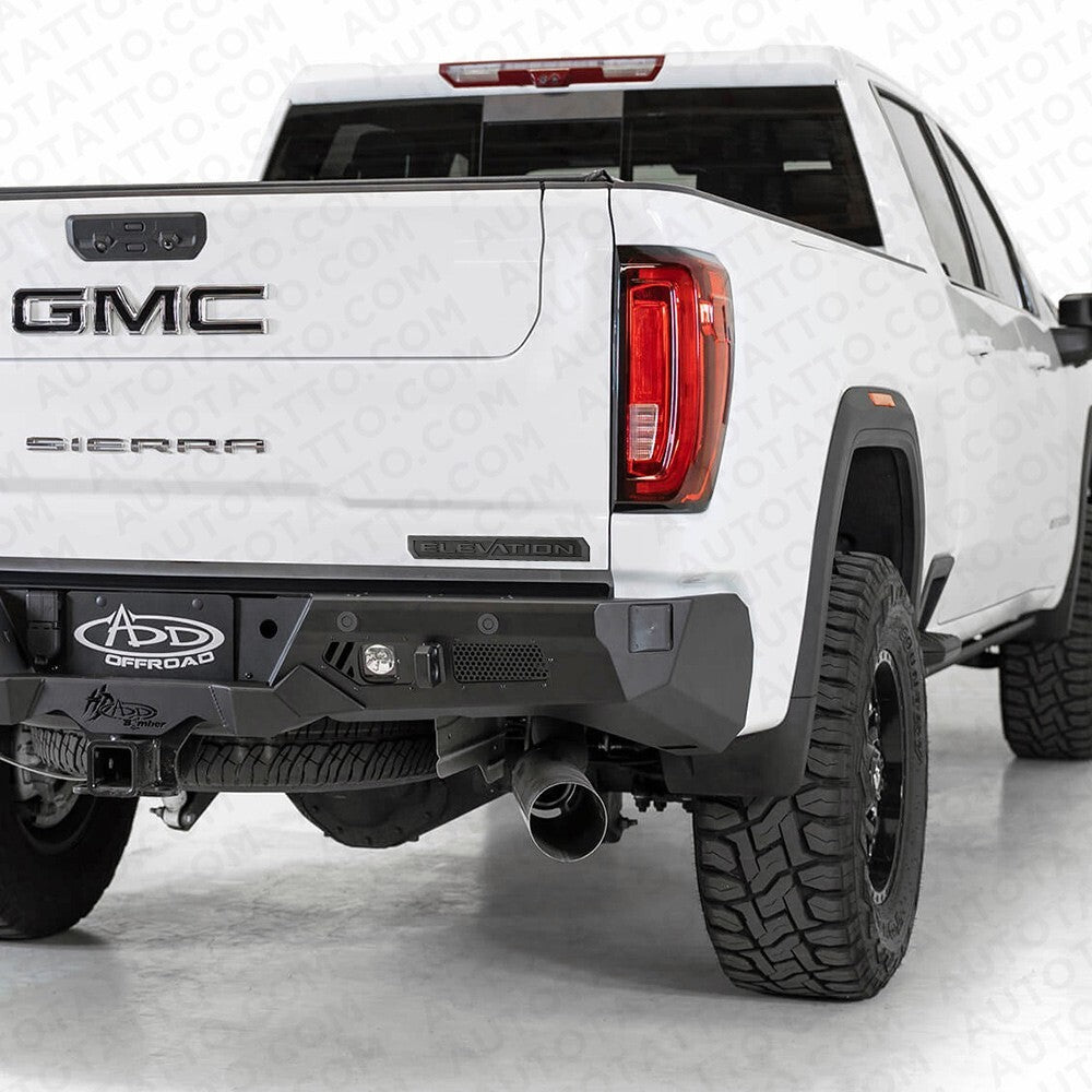 19-23 GMC Sierra Elevation Rear Bed Tailgate Nameplate Badge Emblem Gloss Black