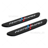 2x M Performance Car Fender Nameplate Emblem Badge Sport Limited Decorate Black