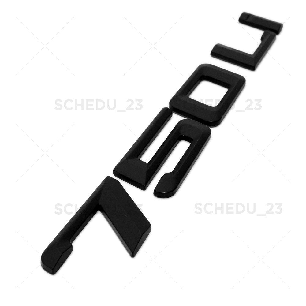 09-15 Matte Black 750Li Trunk Lid Nameplate Emblem Badge M Performance F02 F04
