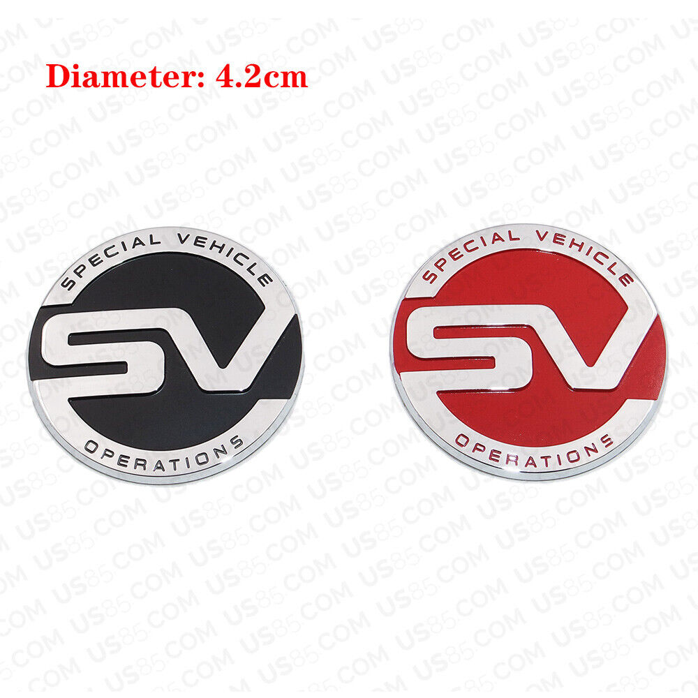 Aluminum Alloy Central Control Knob SV Special Vehicle Operation Decal Sticker