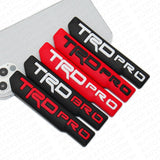 2x Mini TRD Pro Fender Door Tailgate Badge Logo Emblem Silicone Decoration Sport