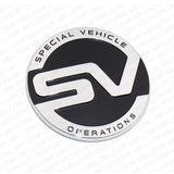 Aluminum Alloy Central Control Knob SV Special Vehicle Operation Decal Sticker