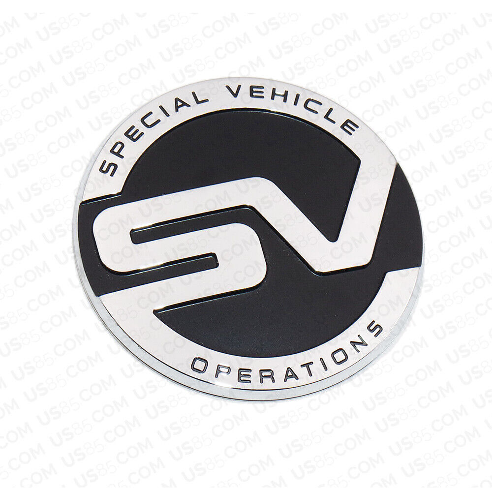 Aluminum Alloy Central Control Knob SV Special Vehicle Operation Decal Sticker