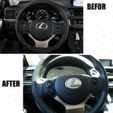 For Lexus Car Interior 3D Diamond Steering Wheel Logo Badge Emblem Decoration