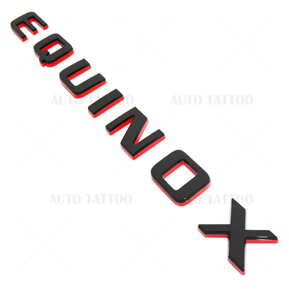 For Chevy Equinox Front Door Nameplate Letter Logo Badge Emblem Sport Redline